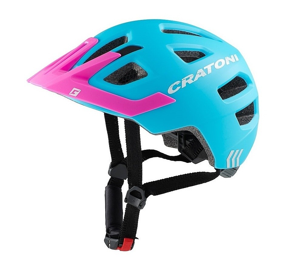 casco Cratoni Maxster Pro - Blue/Pink Matt - kid´s