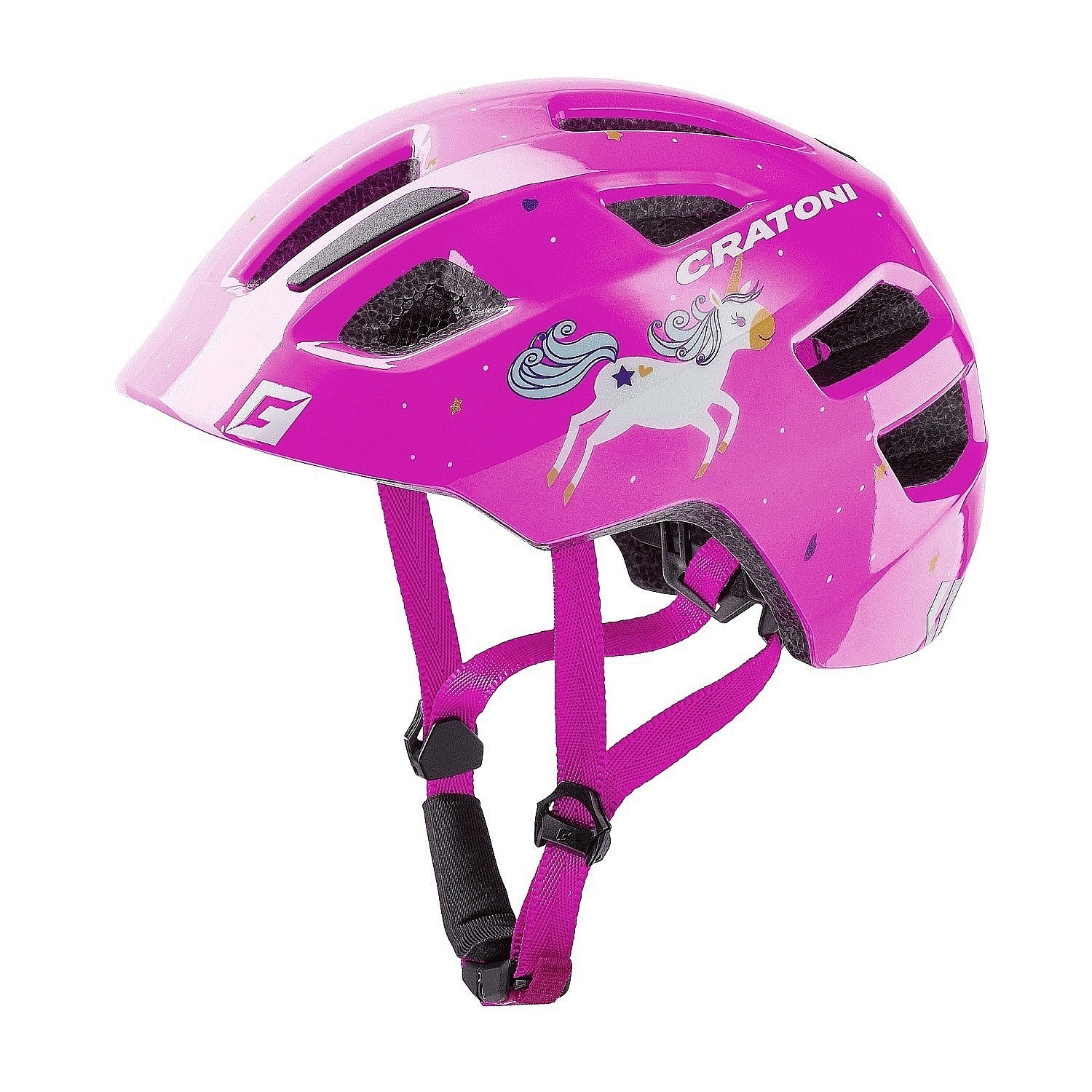 шлем Cratoni Maxster - Unicorn/Pink Glossy - kid´s