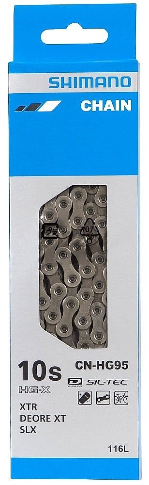 cykelkæde Shimano XT/CN-HG95 10/MTB 116 - Assorted