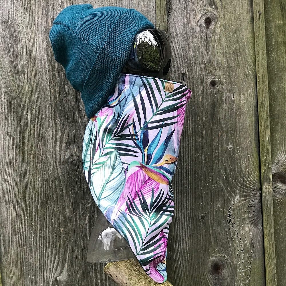 шейный платок Nanuk Scarf - Purple Flora - women´s