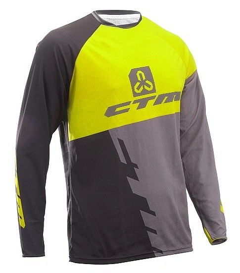 jersey CTM Enduro Line LS - Black/Yellow - men´s