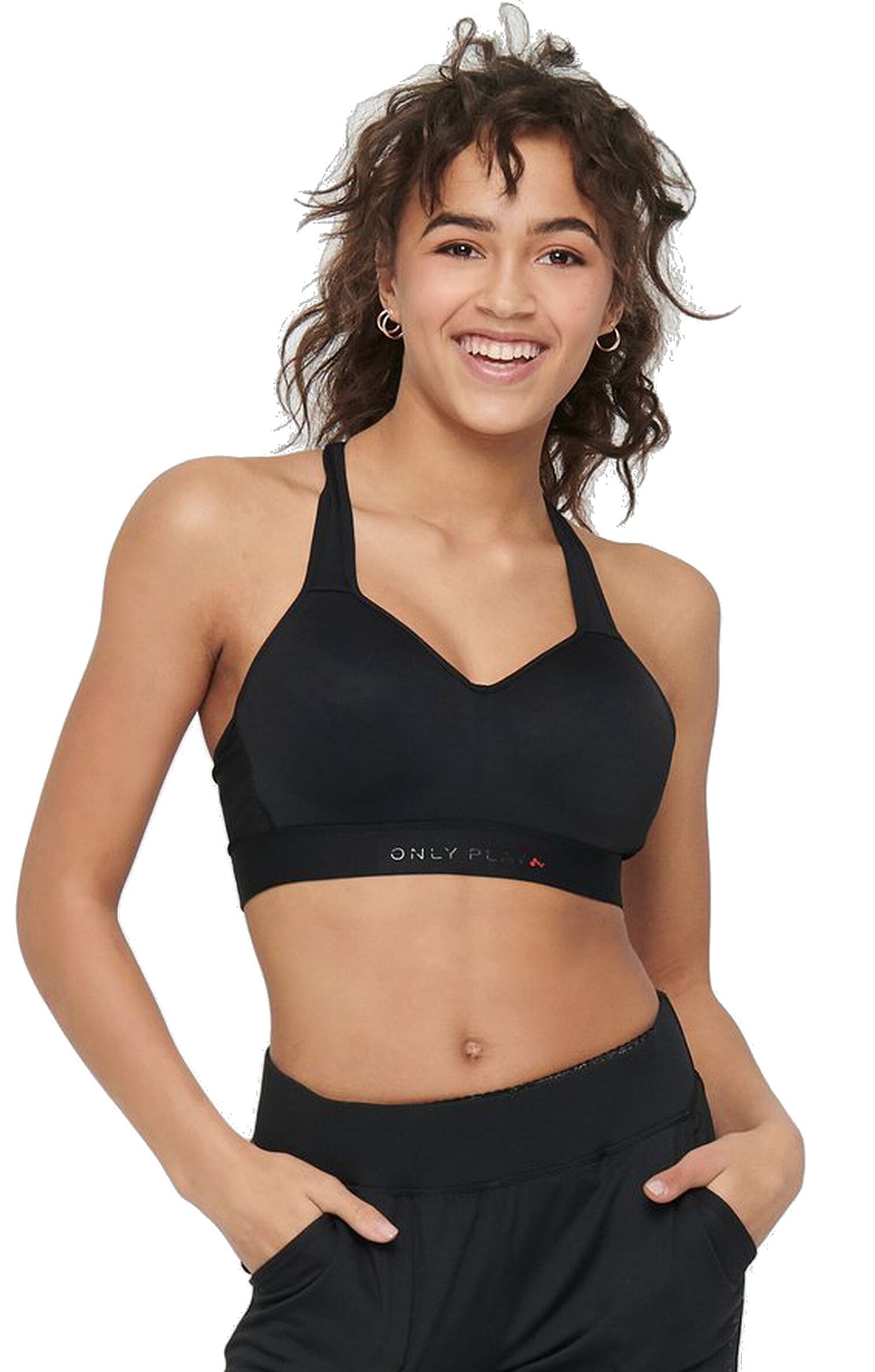 бюстгальтер ONLY Play Performance Training Sports - Black - women´s