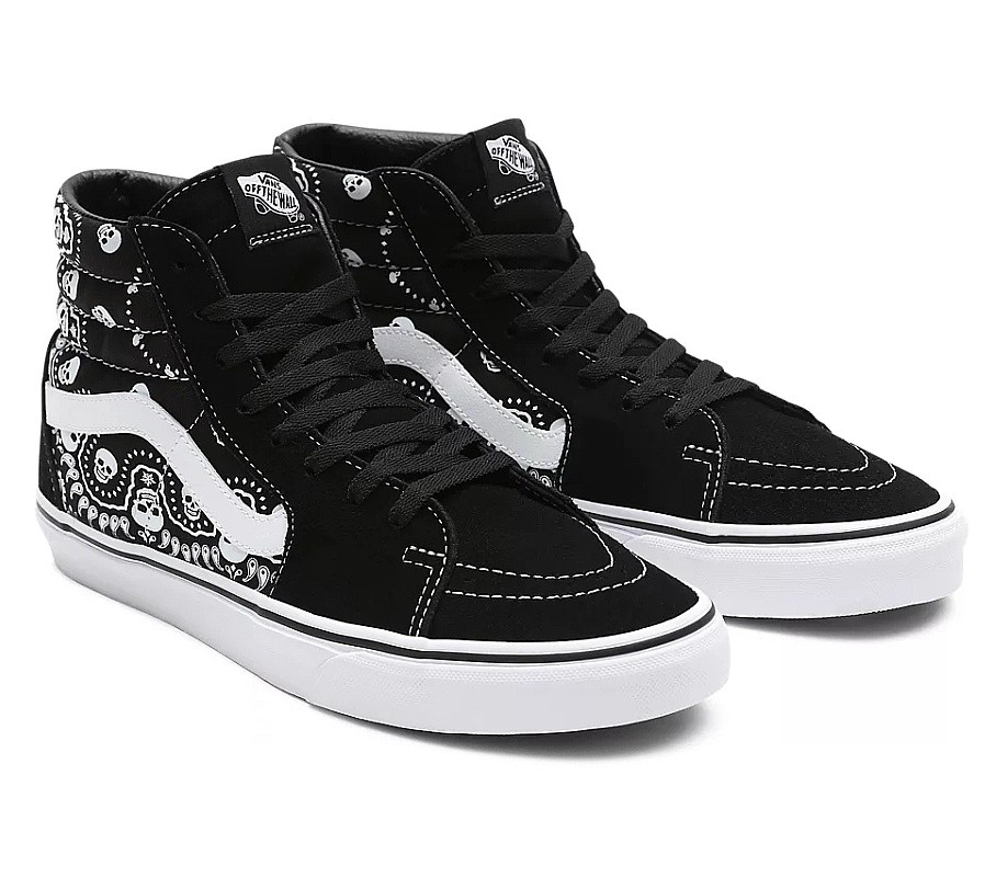 обувь Vans Sk8-Hi - Bandana/Black/True White - blackcomb-shop.eu