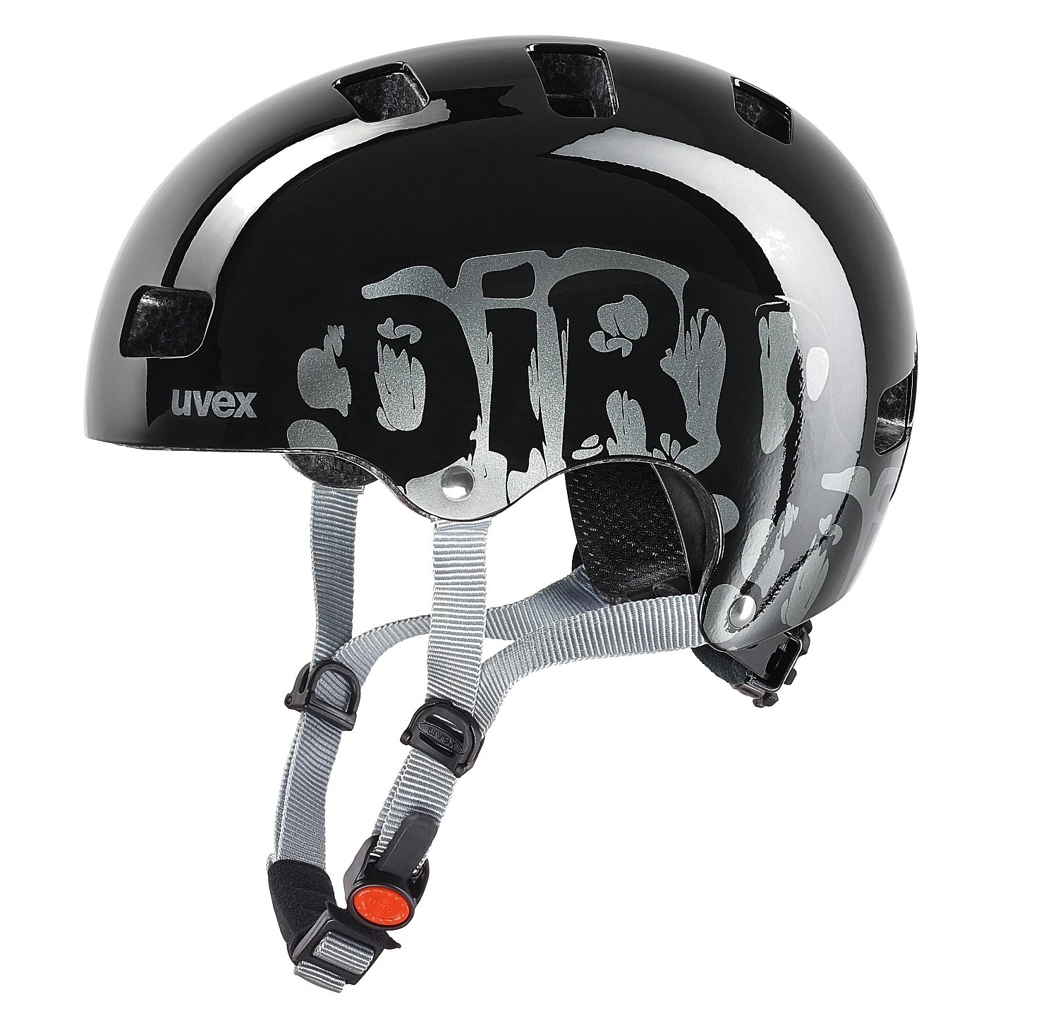 шлем Uvex Kid 3 - Dirtbike Black - unisex junior