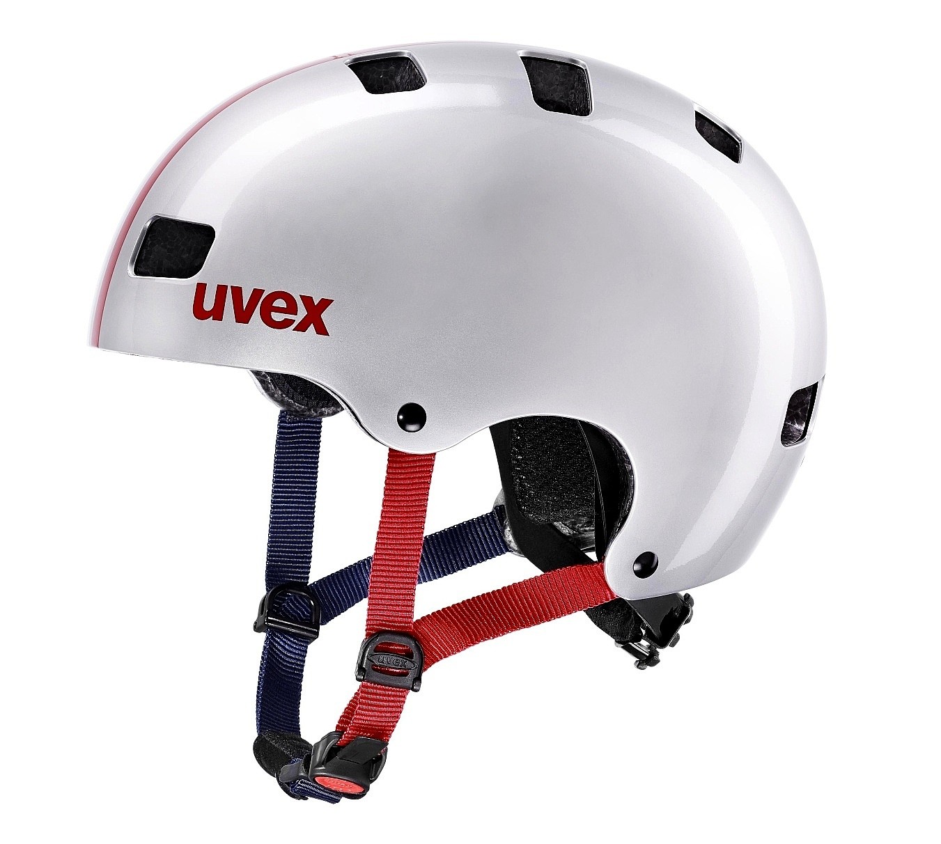 Helm Uvex Kid 3 - Race Silver - unisex junior