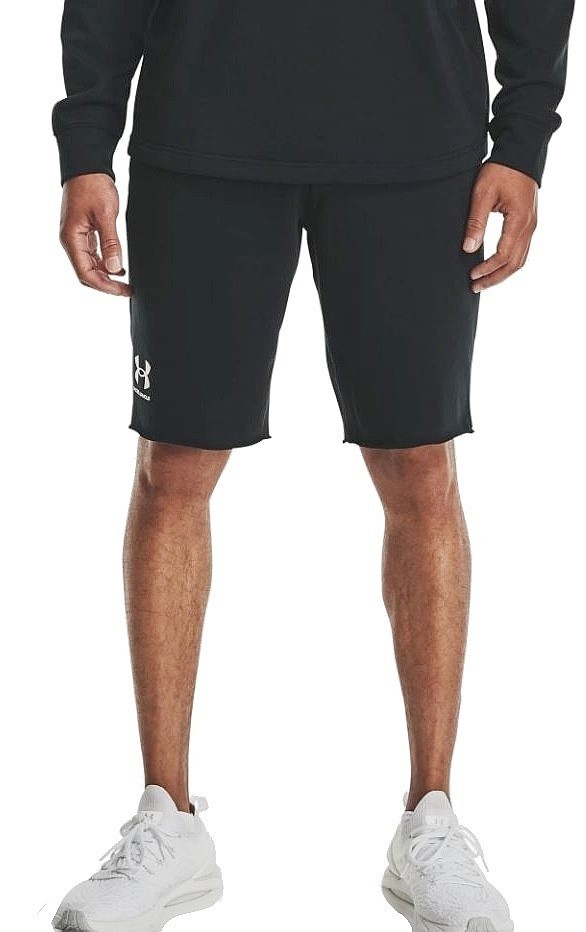 short Under Armour Rival Terry - 001/Black/Onyx White - men´s