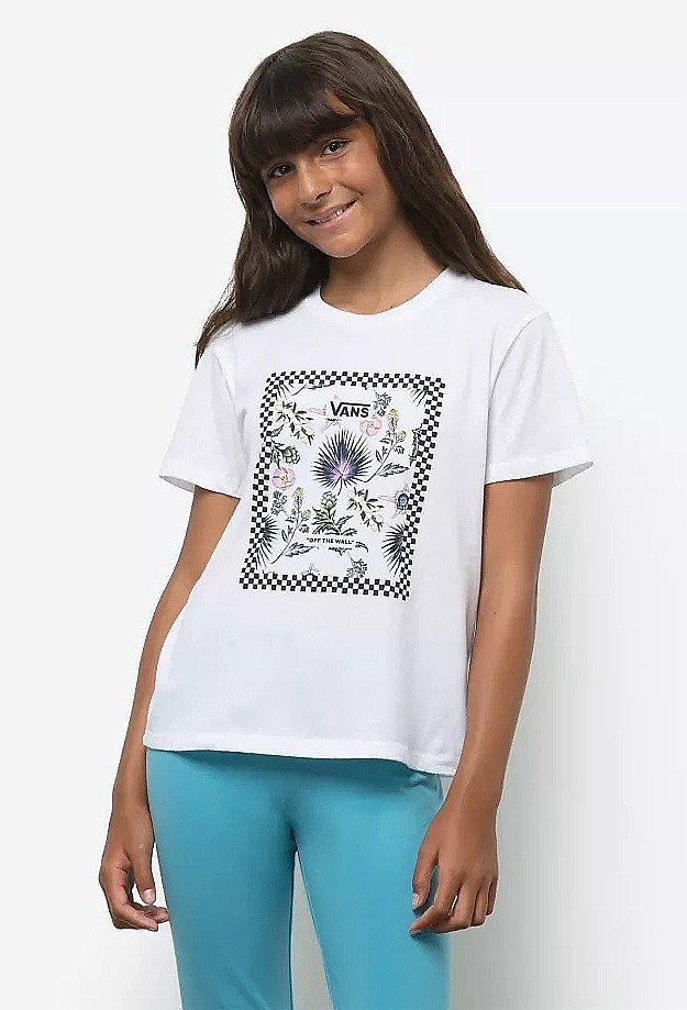 рубашка Vans Border Floral - White - girl´s