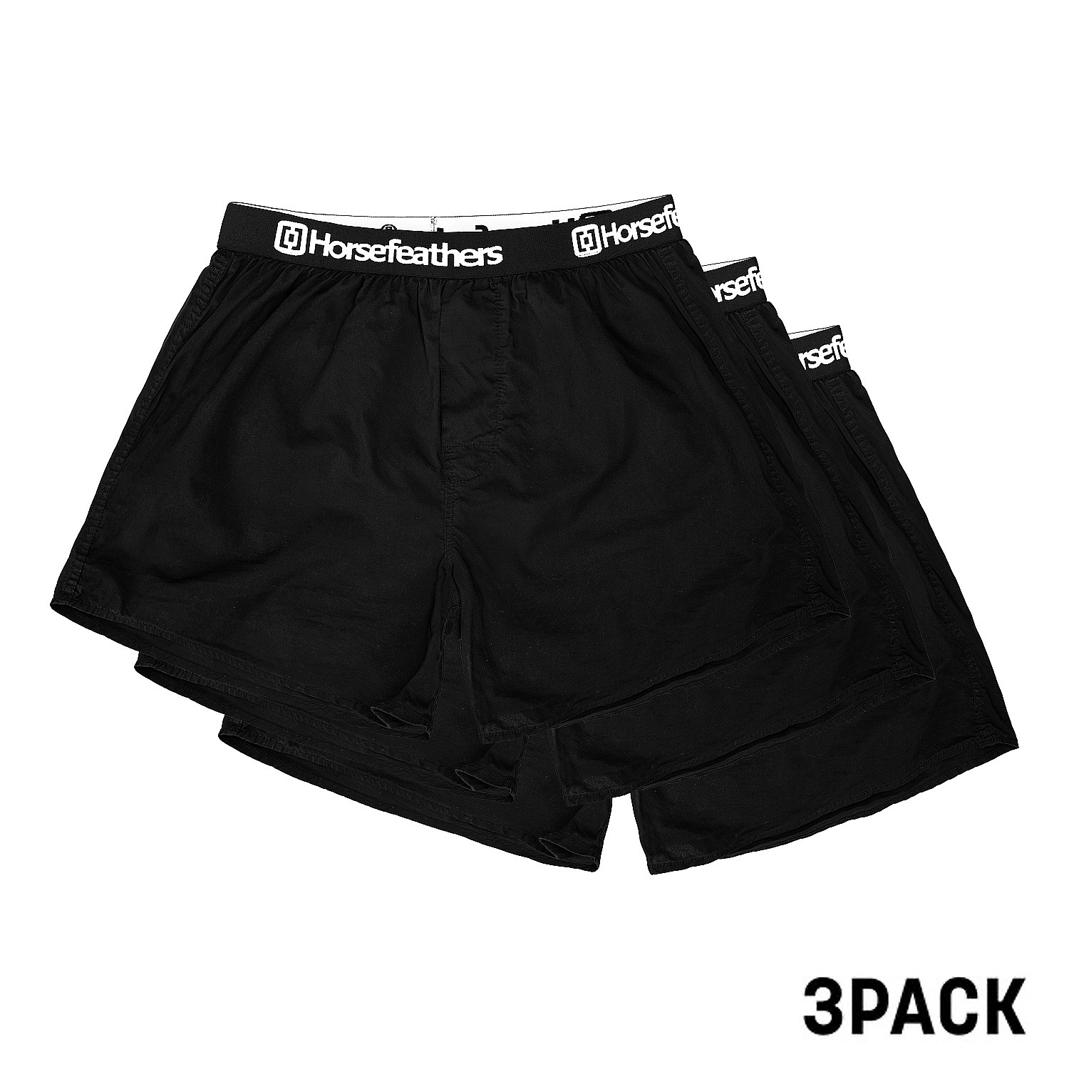 Boxershorts Horsefeathers Frazier 3 Pack - Black - men´s
