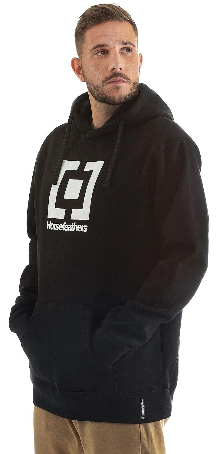 bluză Horsefeathers Leader - Black - men´s