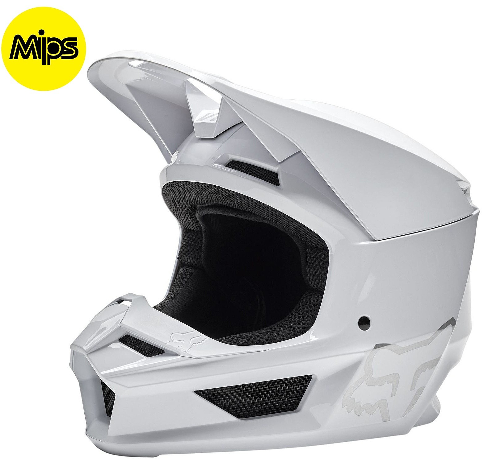 casco Fox V1 Plaic Mips - White - blackcomb-shop.eu