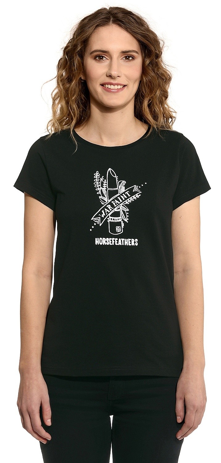 tričko Horsefeathers War Paint - Black