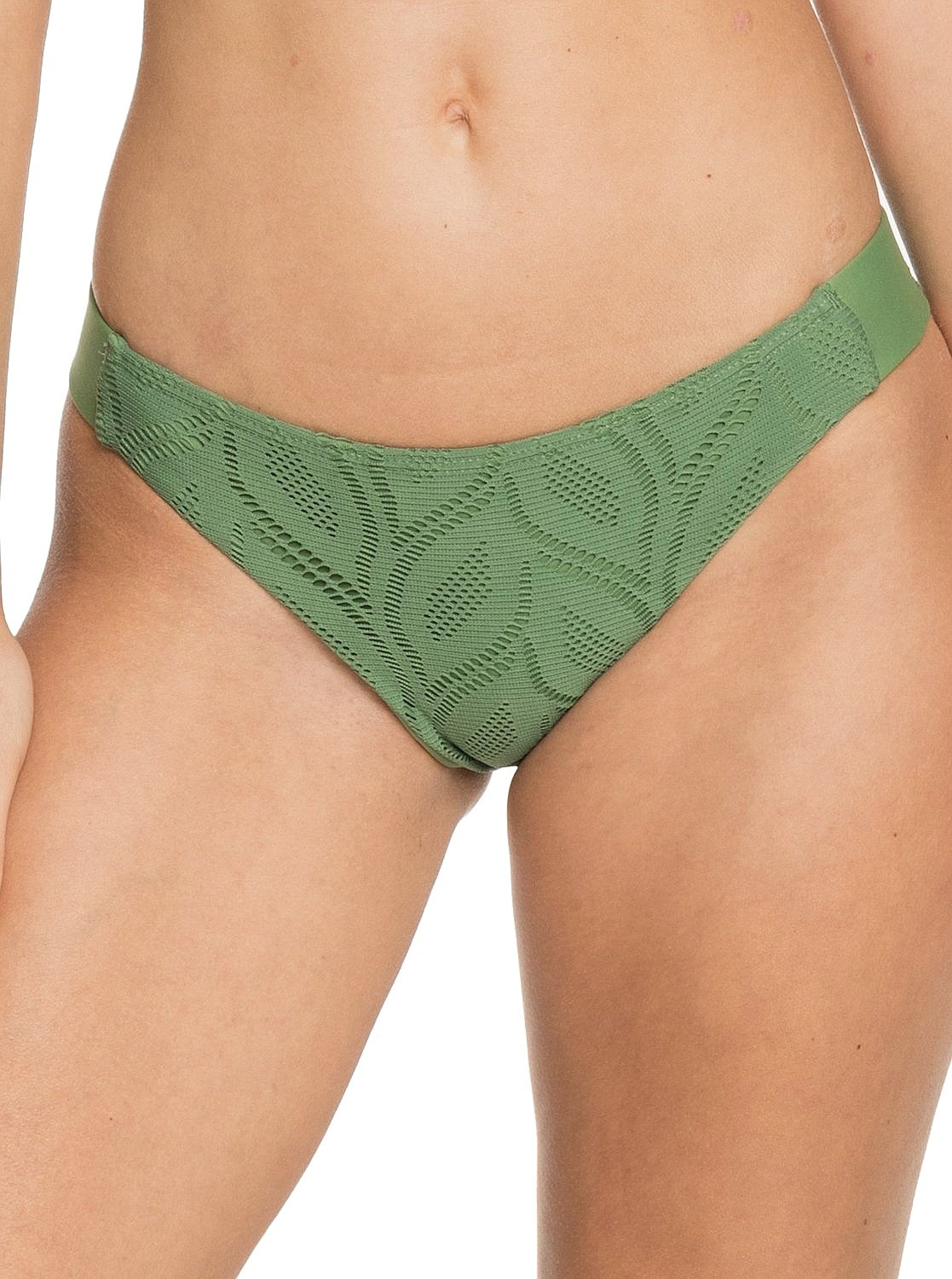 Badeanzug Roxy Love Song Moderate Bottom - GNT0/Vineyard Green - women´s