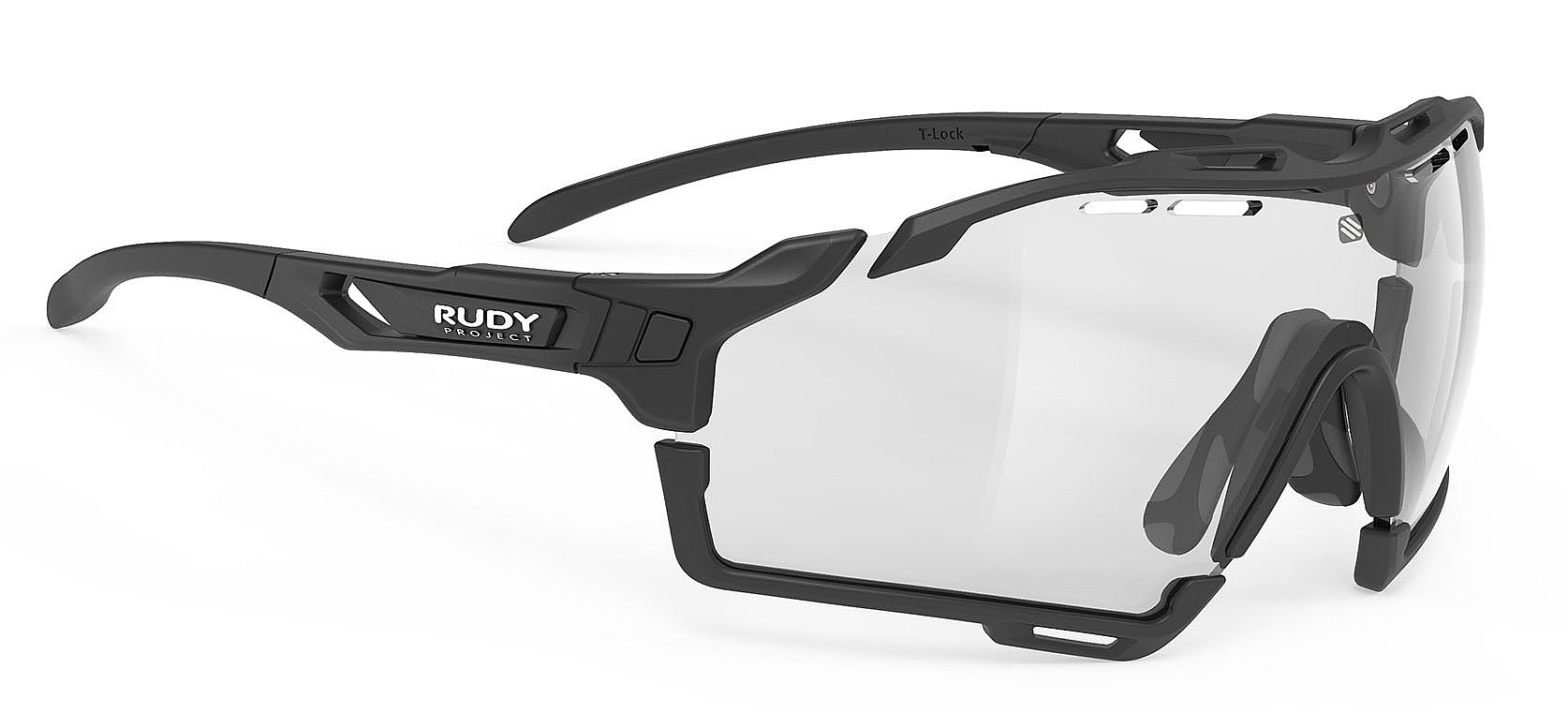 des lunettes Rudy Project Cutline - Black Matte/ImpactX Photochromic 2 Black