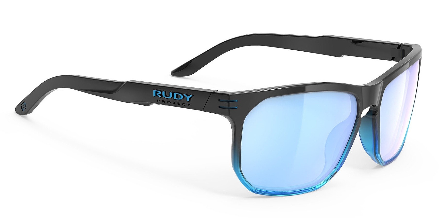 brýle Rudy Project Soundrise - Black Fade Crystal Azur Gloss/Multilaser Ice