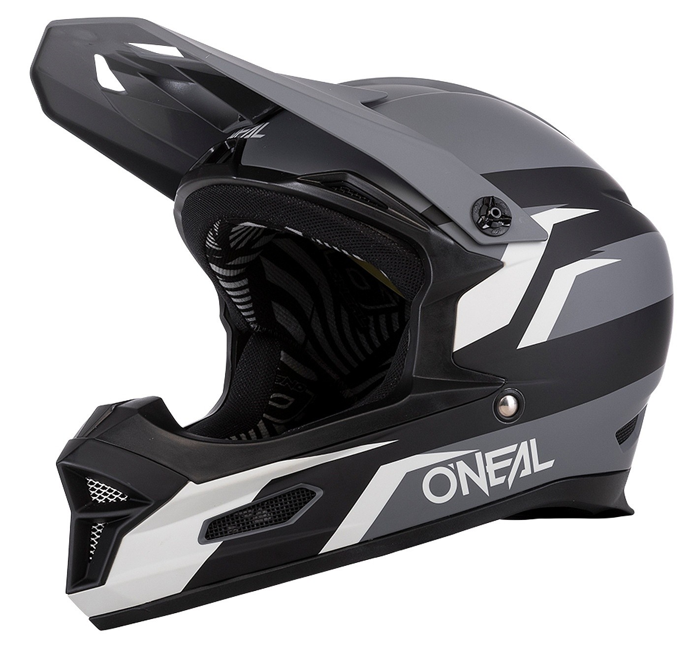 cască O'Neal Fury Stage - Black/Gray