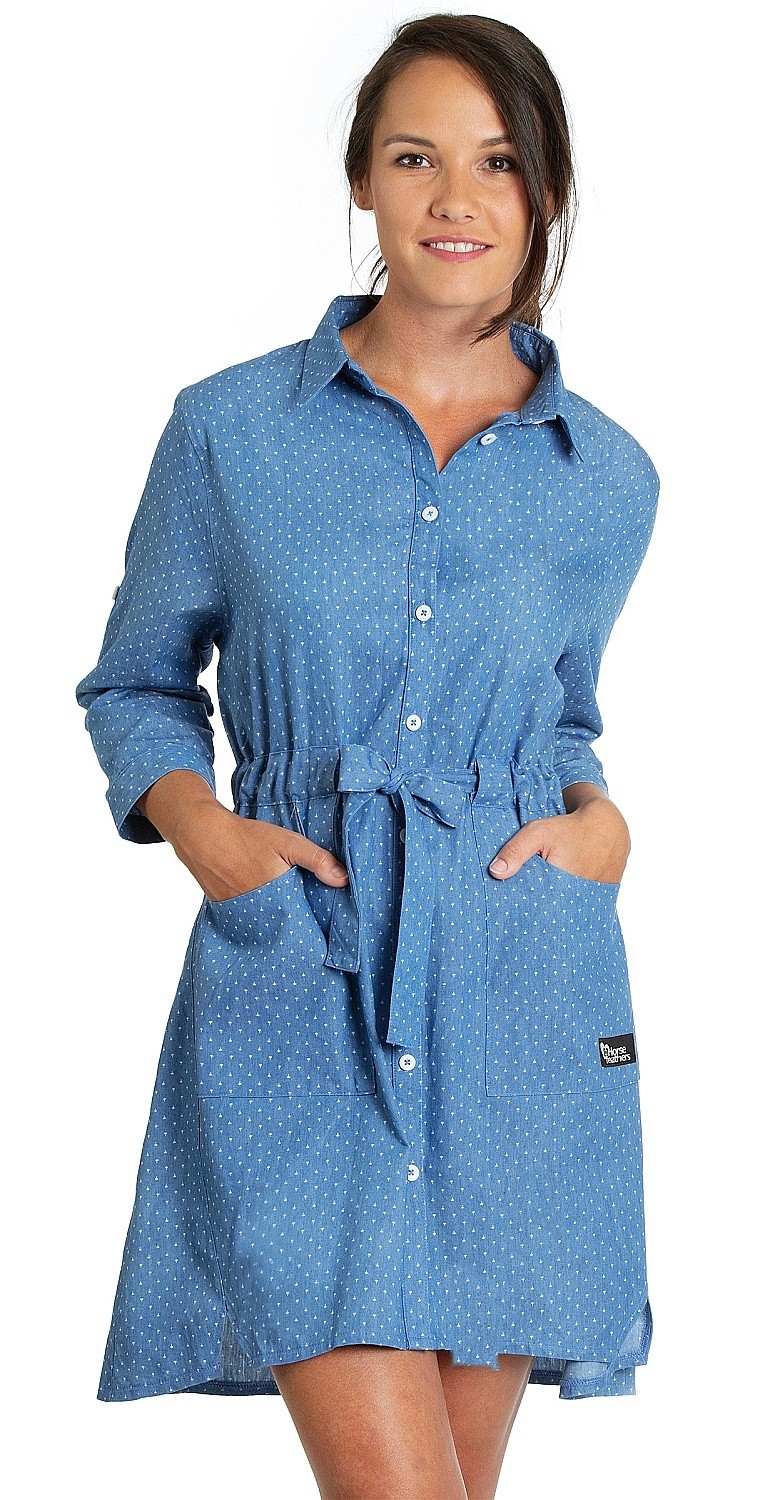 Kleid Horsefeathers Caia - Light Blue - women´s