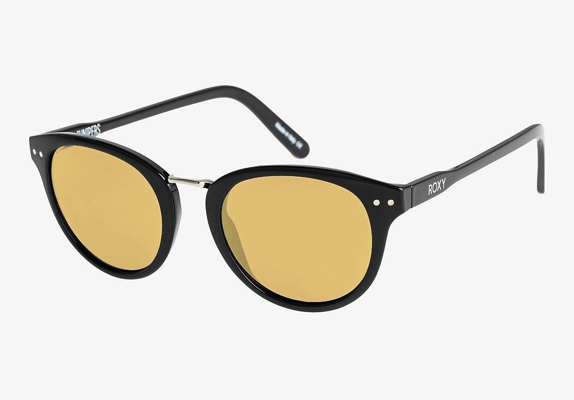 Brille Roxy Junipers - XKKY/Shiny Black Gold/Flash Polarized - women´s