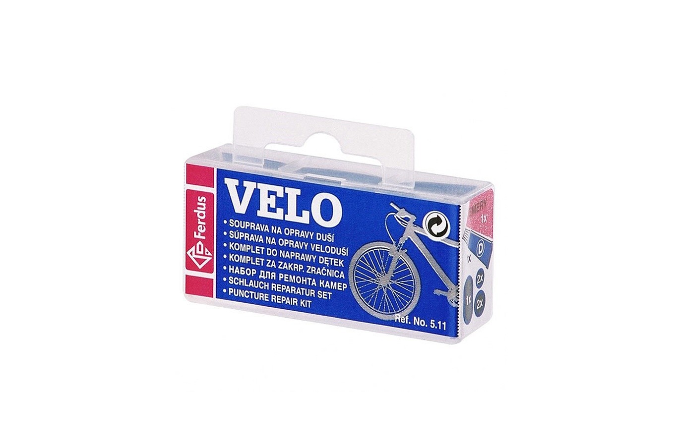 bandenplakset Ferdus Velo 5.11 - Blue