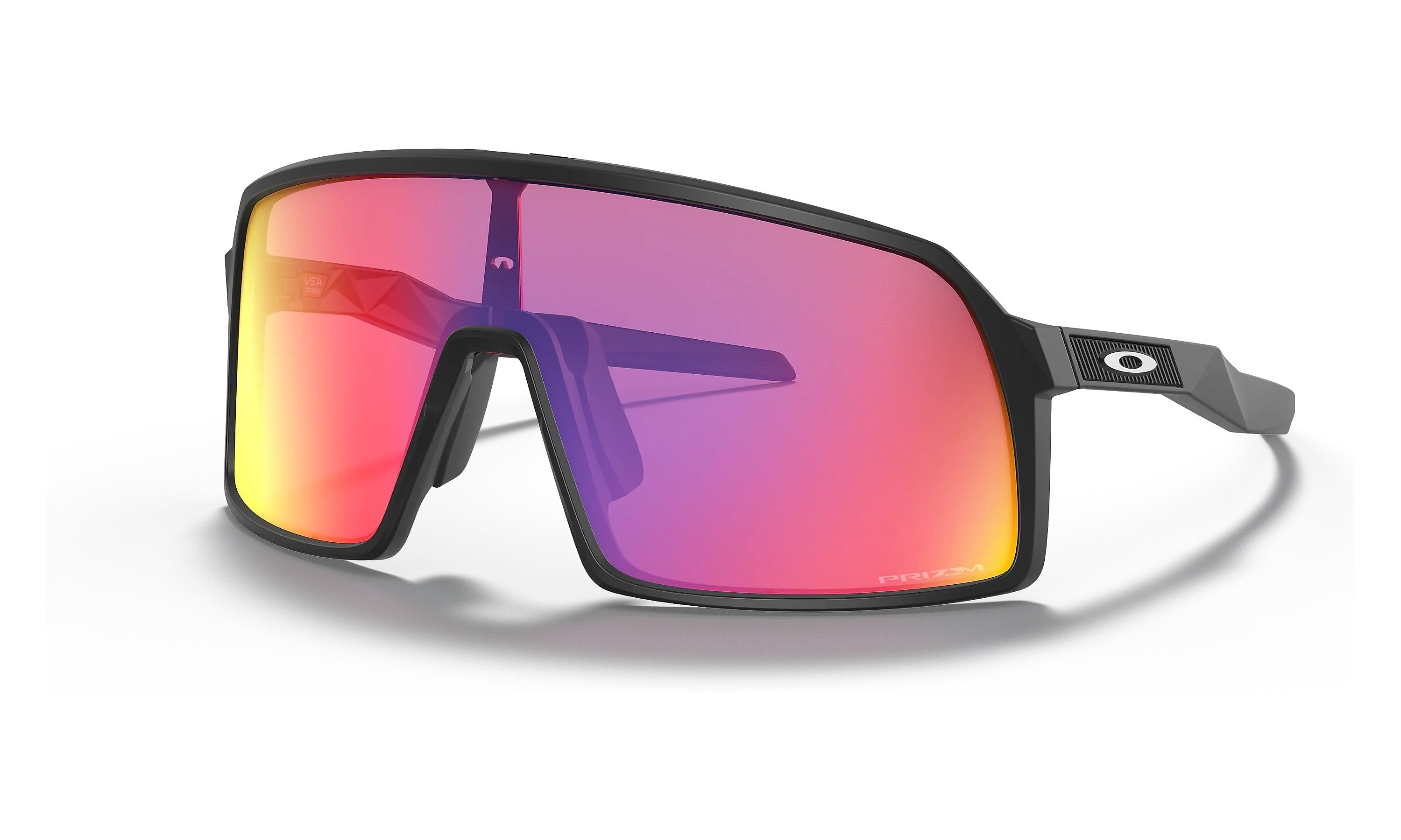 des lunettes Oakley Sutro S - Matte Black/Prizm Road