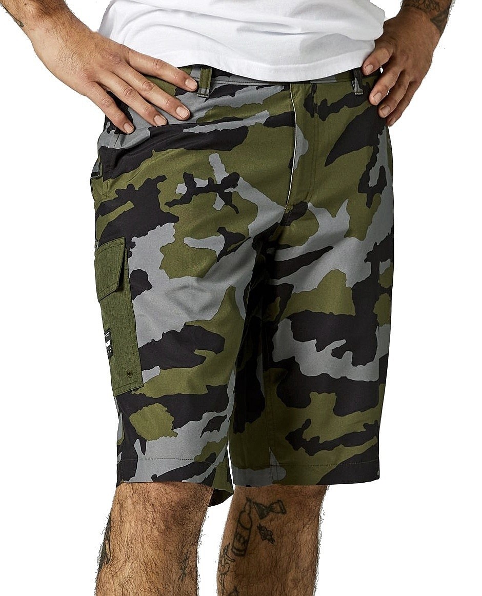 green camouflage shorts