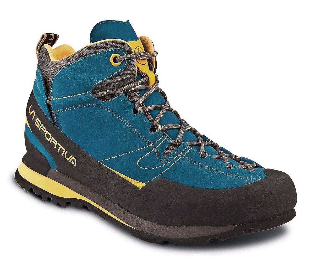 обувь La Sportiva Boulder X Mid GTX - Blue/Yellow - men´s -  blackcomb-shop.eu