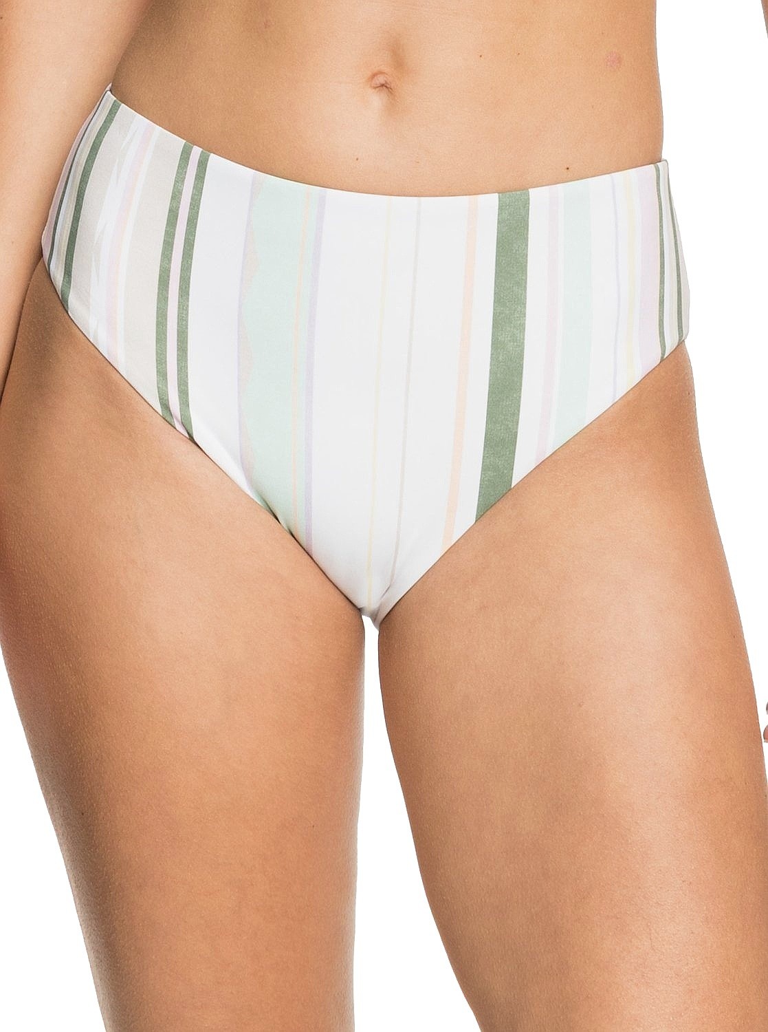 strój kąpielowy Roxy Sea And Waves Revo PT Full Bot - WBB5/Bright White Kamuela Stripe S