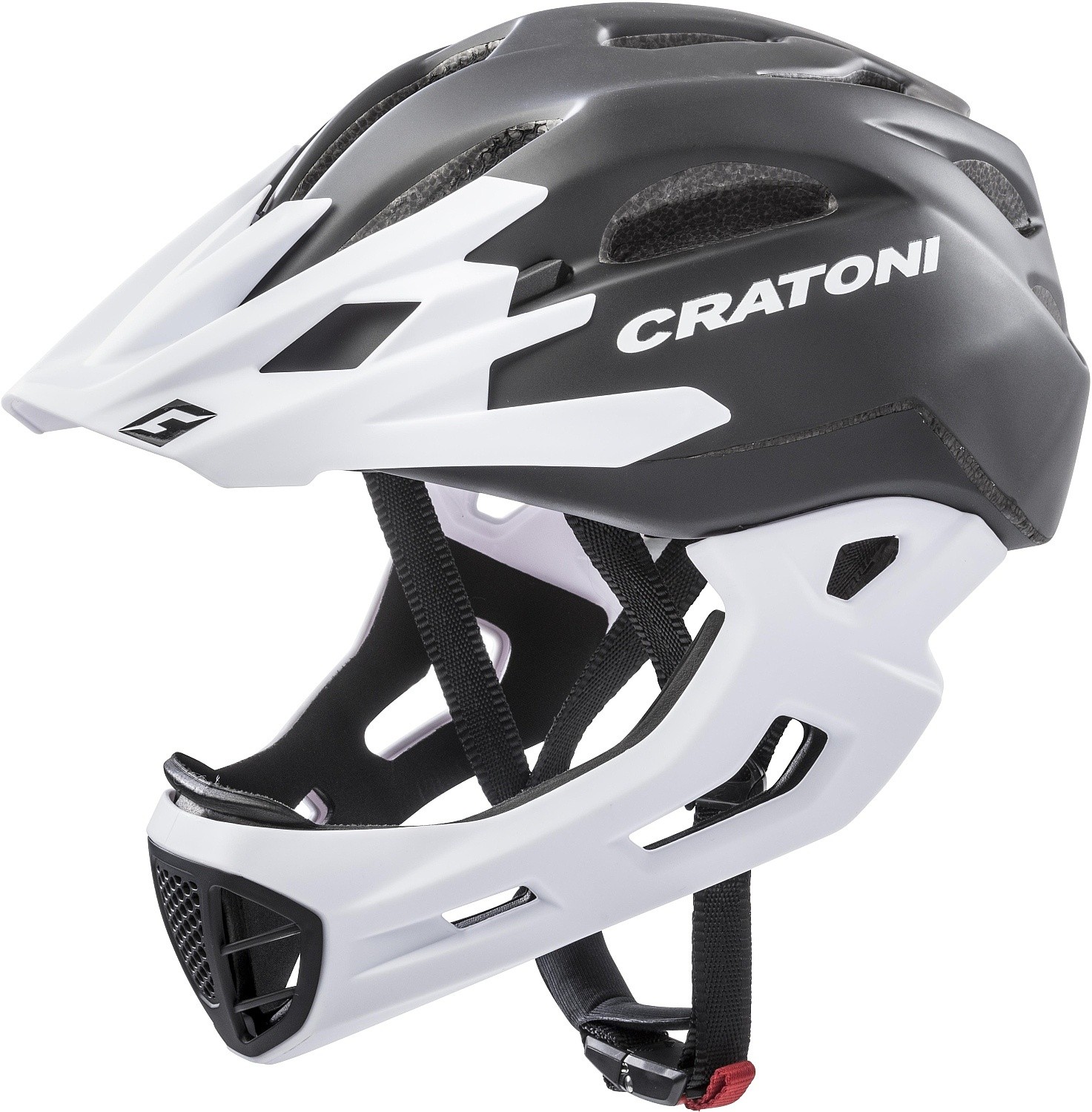 casque Cratoni C-Maniac - Black/White Matt