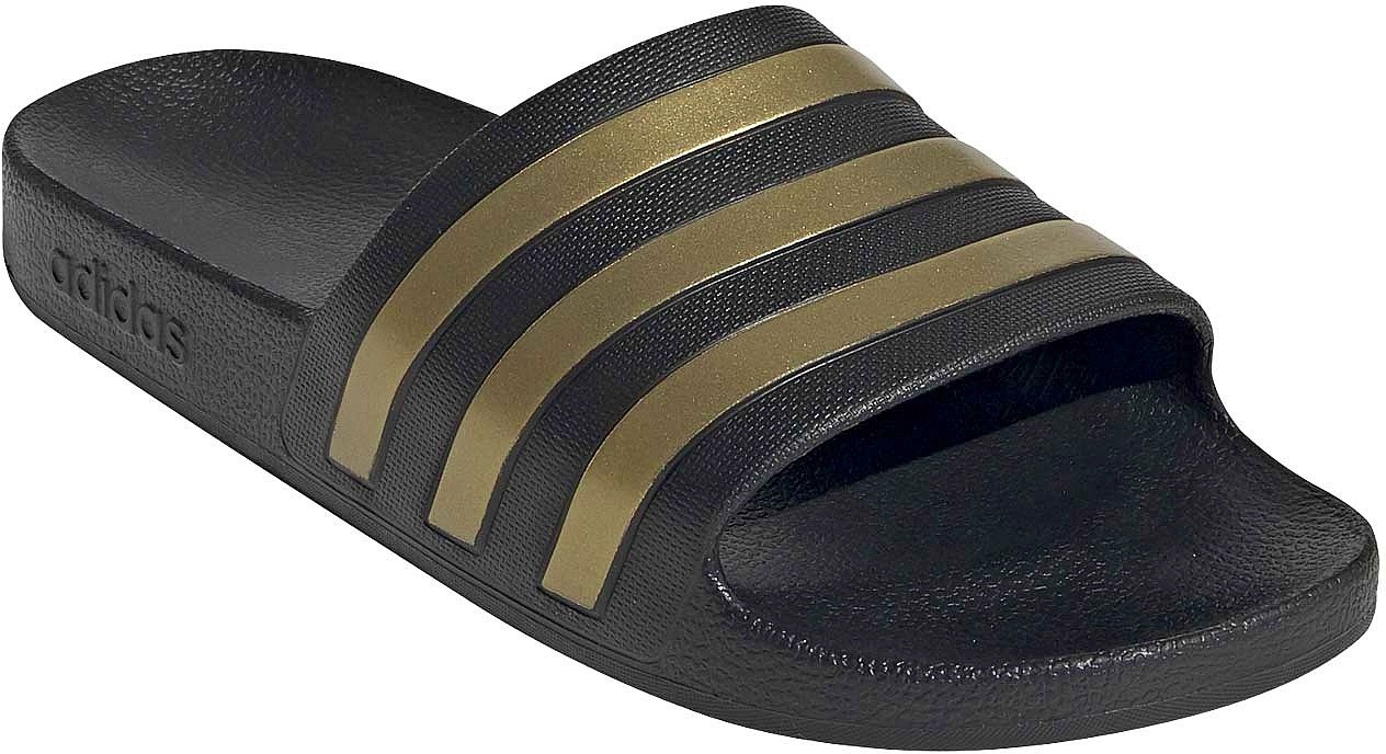 обувь adidas Performance Adilette Aqua - Core Black/Gold Matt/Core Black - men´s
