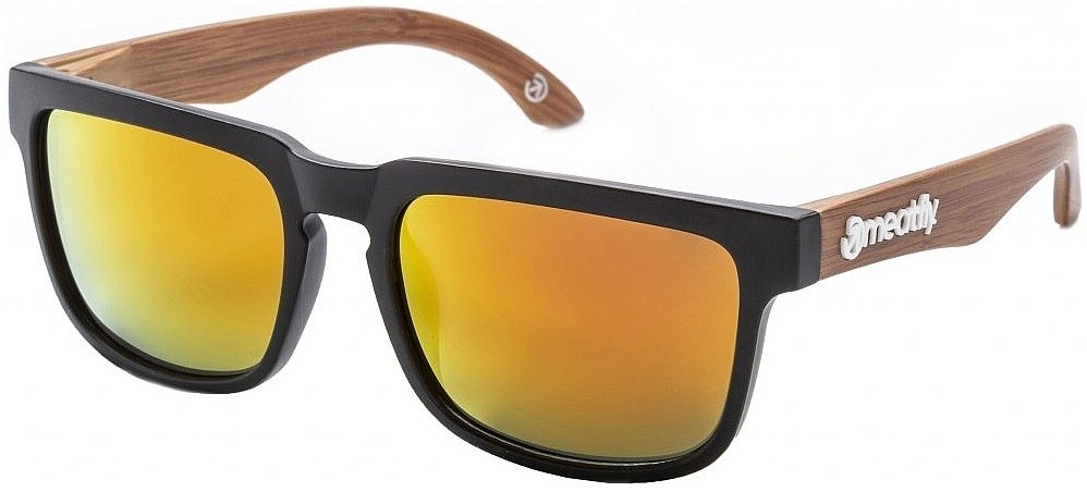des lunettes Meatfly Memphis - Wood/Black