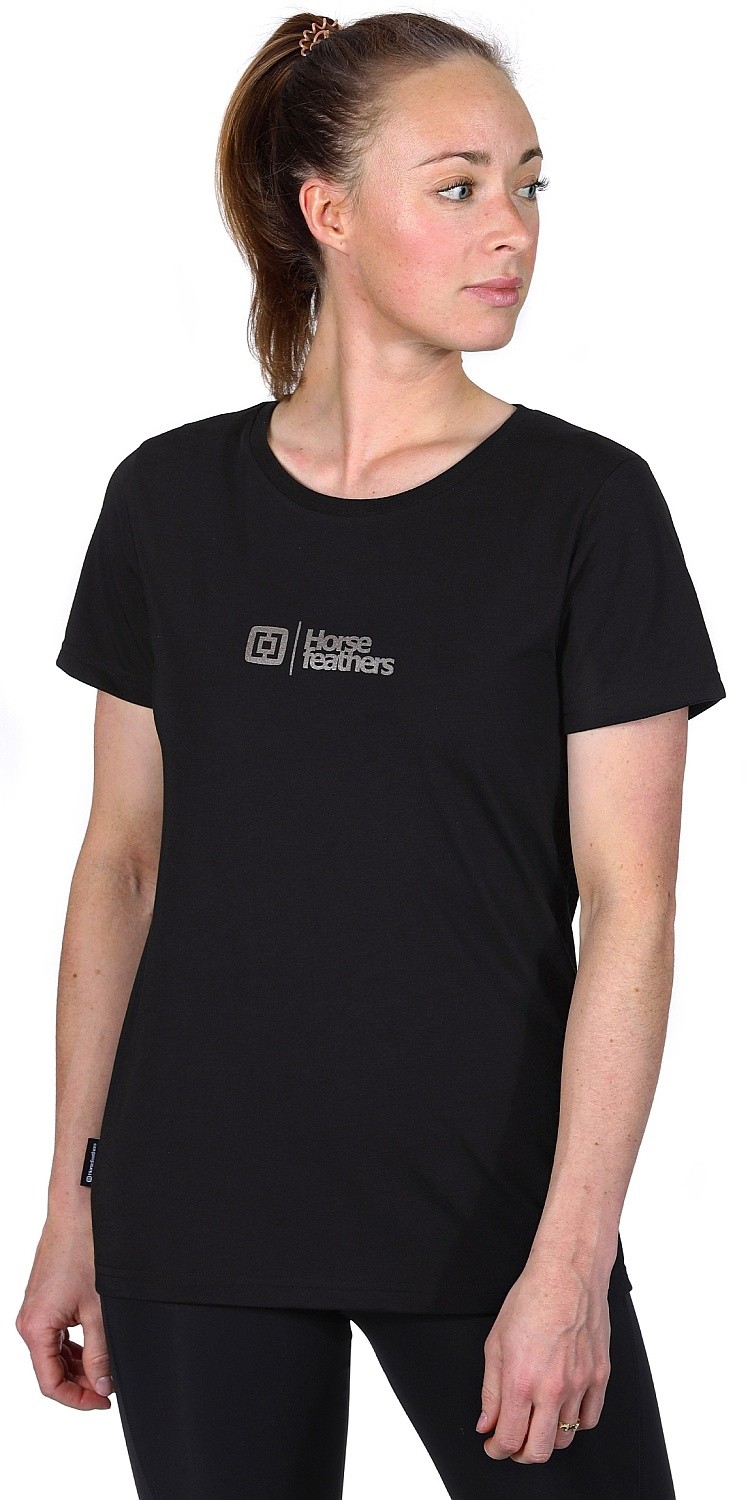 T-shirt Horsefeathers Leila - Black - women´s