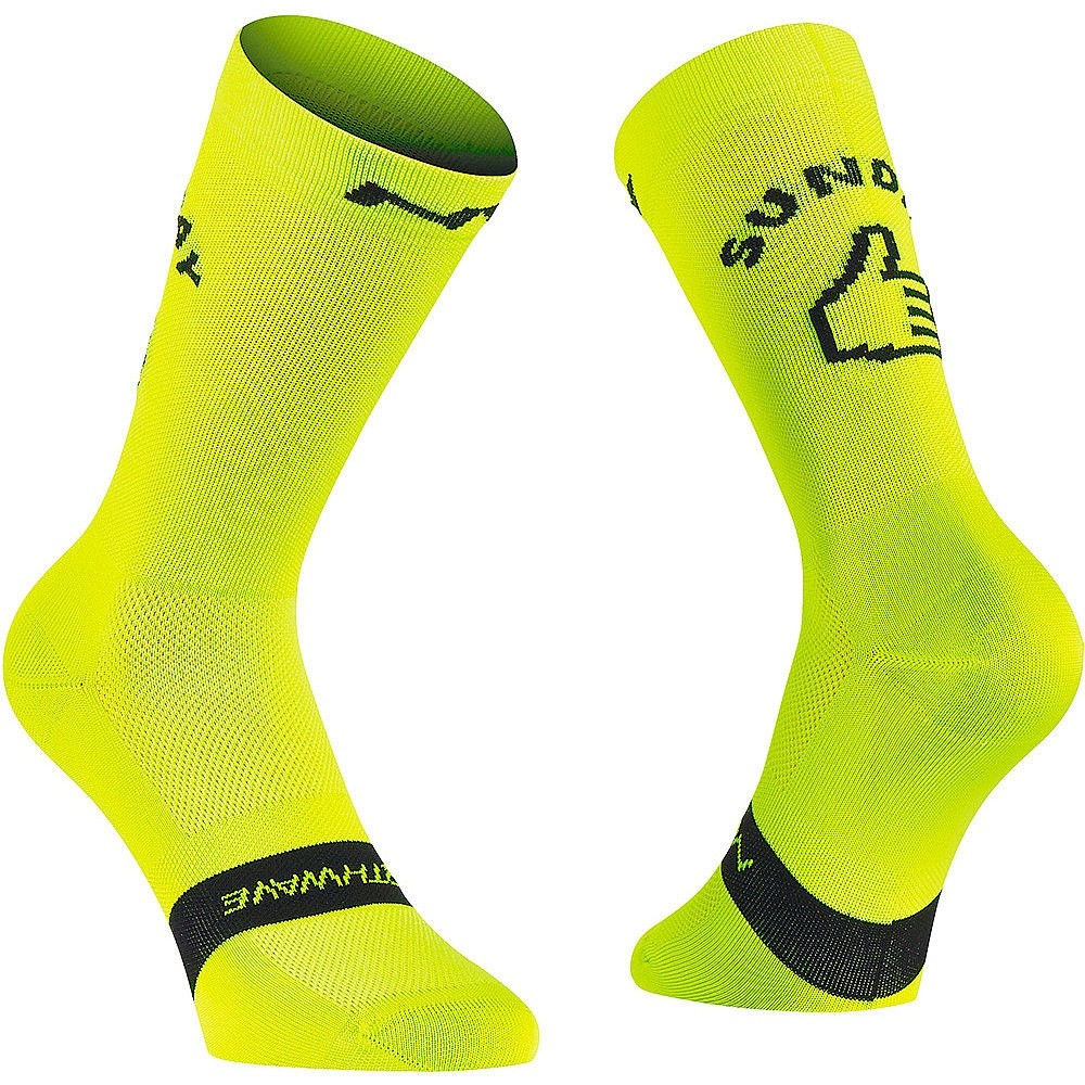 calcetines Northwave Sunday Monday - Lime Fluo