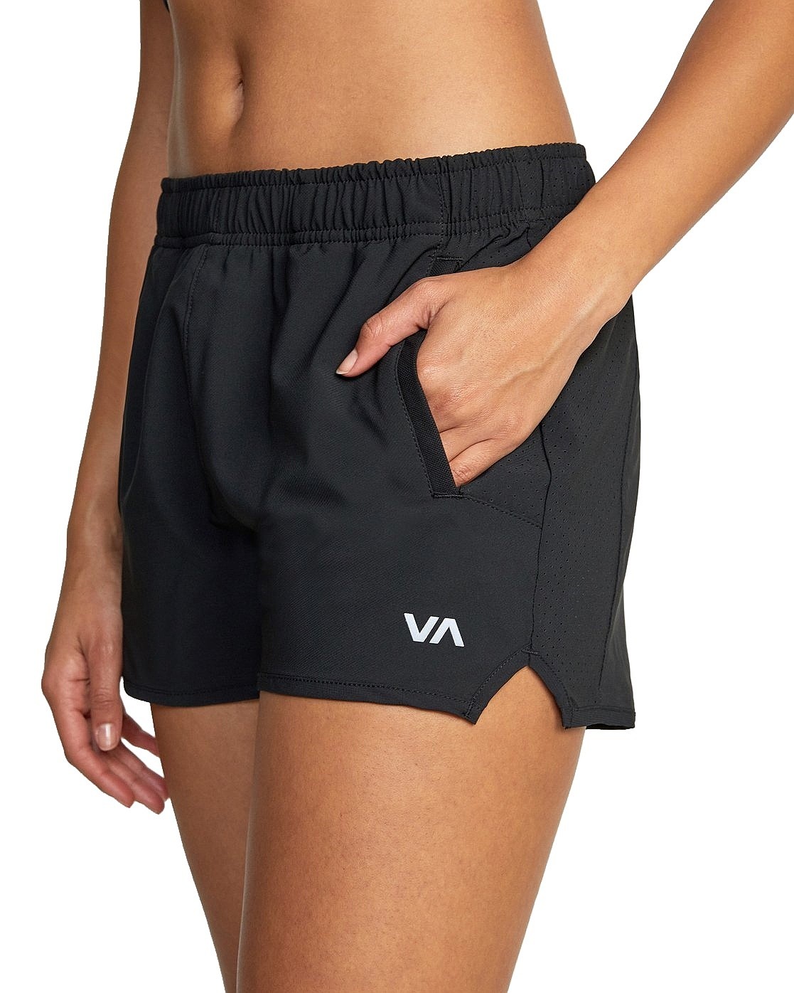 short RVCA Yogger Perf - Black - women´s