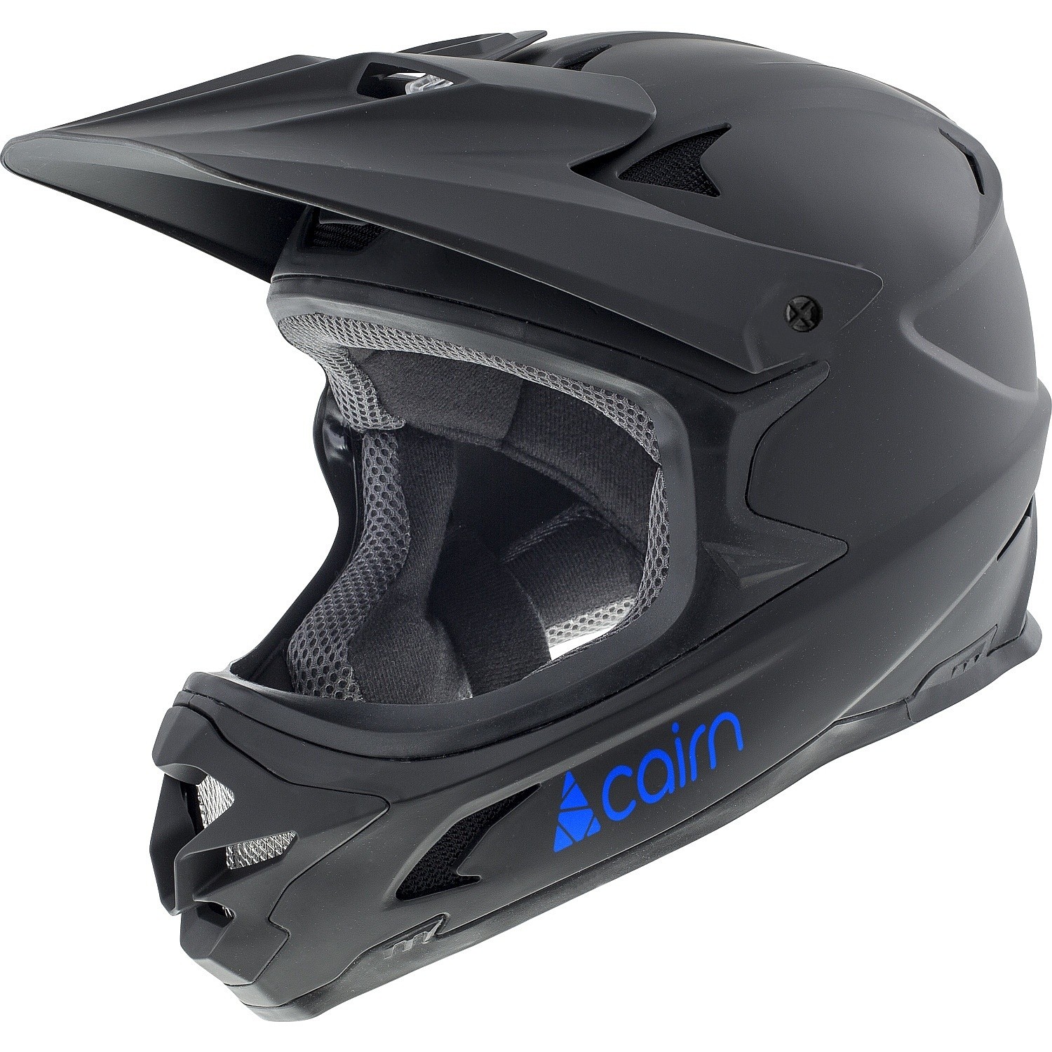 casco Cairn X Track Loc - Mat Black/Blue