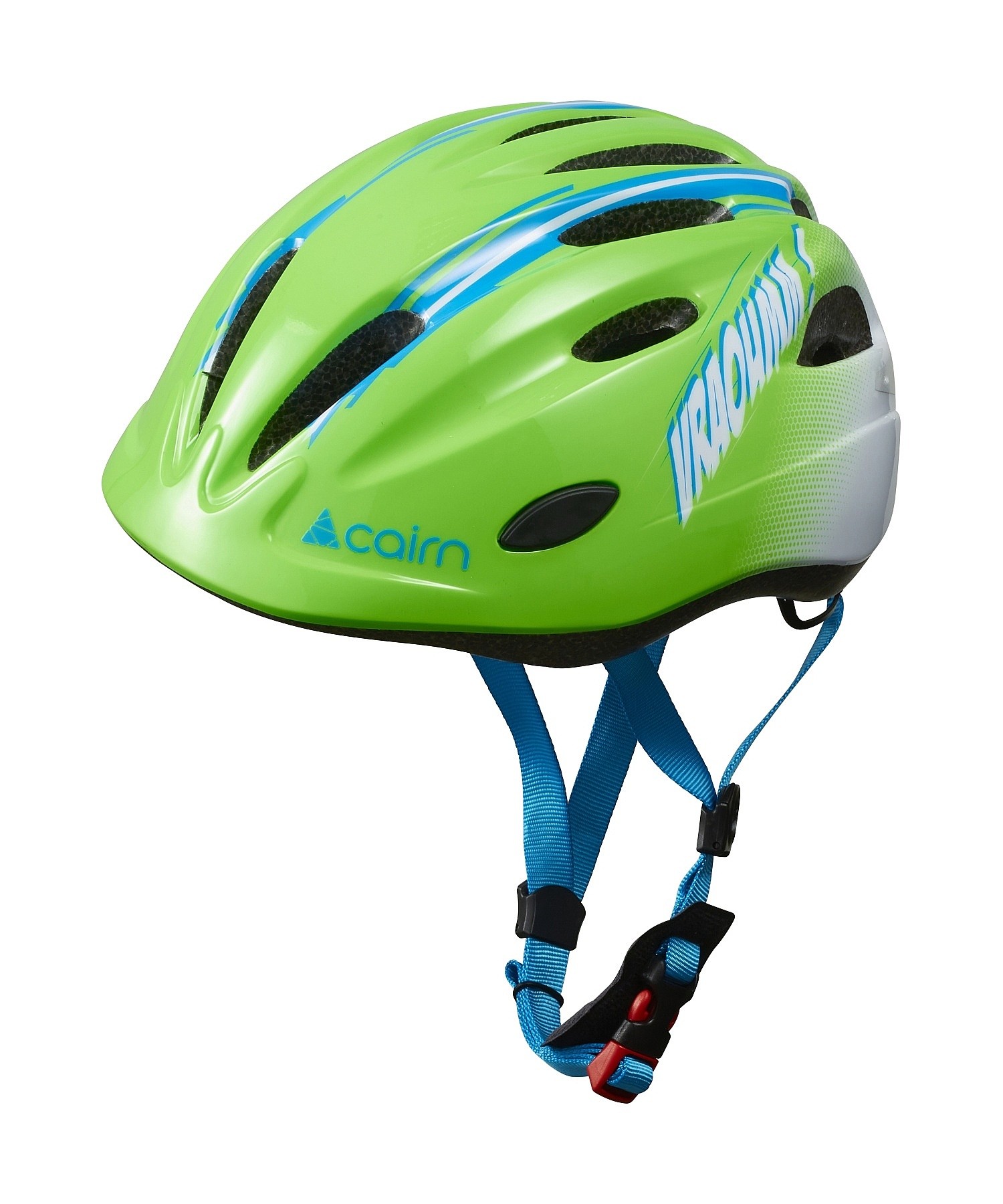 cască Cairn Earthy - Neon Green/Blue - kid´s