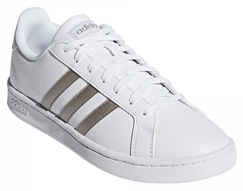 Schuhe adidas Performance Grand Court - White/Platin Met/White - women´s