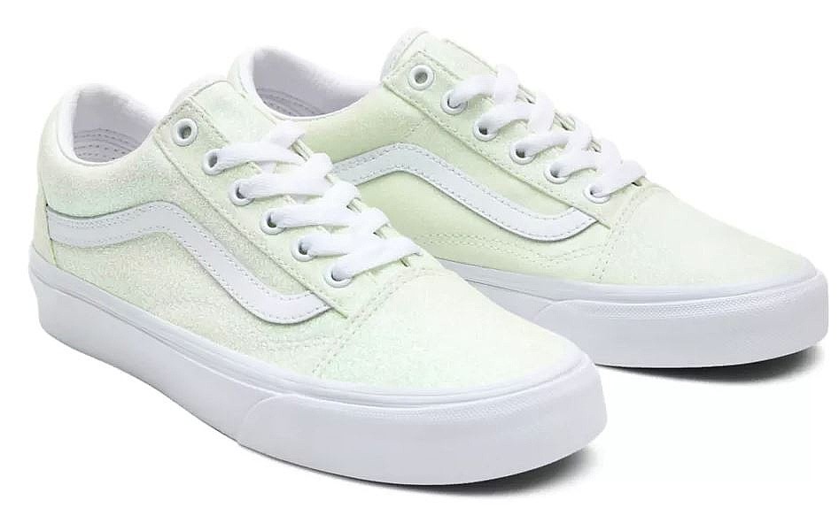 chaussures Vans Old Skool - UV Glitter/Pink/True White