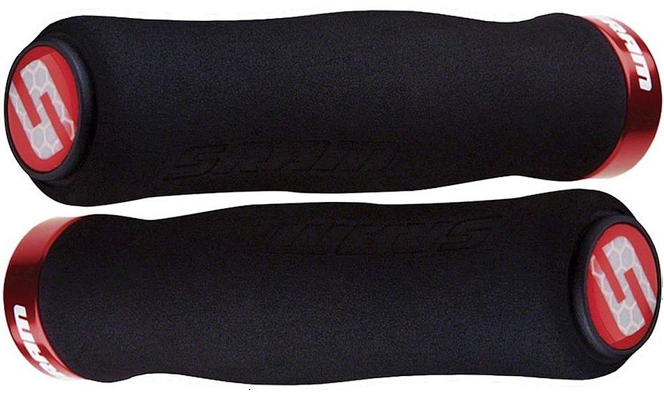 håndtag Sram Locking Grips Foam Cont - Black/Red