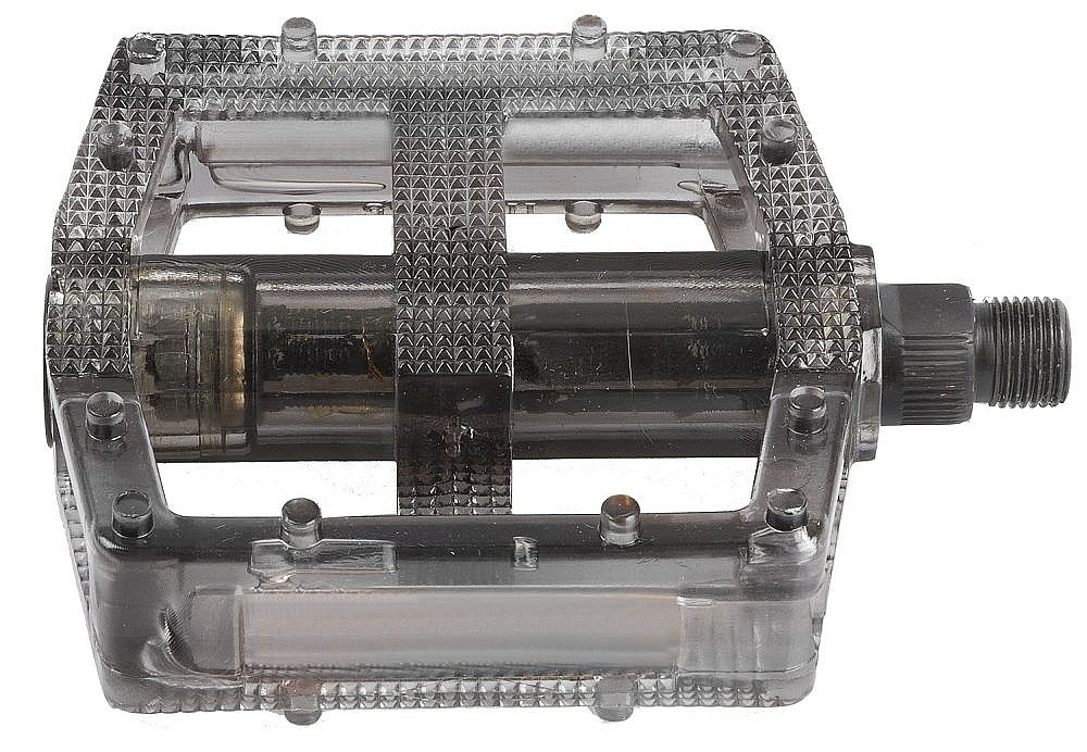 Pedale M-Wave BMX Plast - 22036/Black Transparent