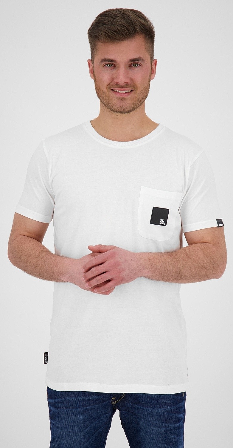 tričko ALIFE AND KICKIN Logo Pocket - Cloudy