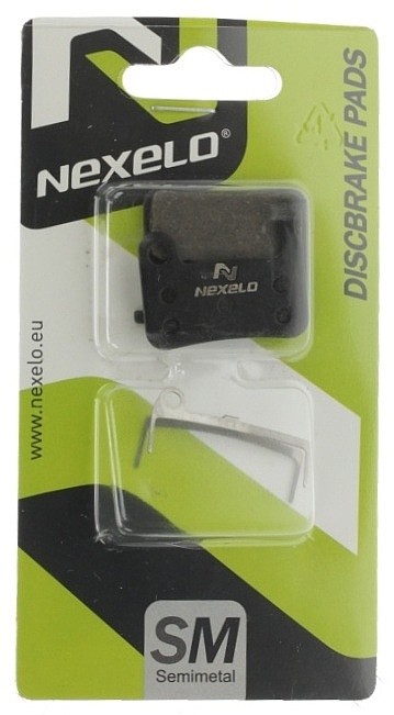 bremseklodser Nexelo SH.XTR/XT Semimetalické - 43183/Assorted
