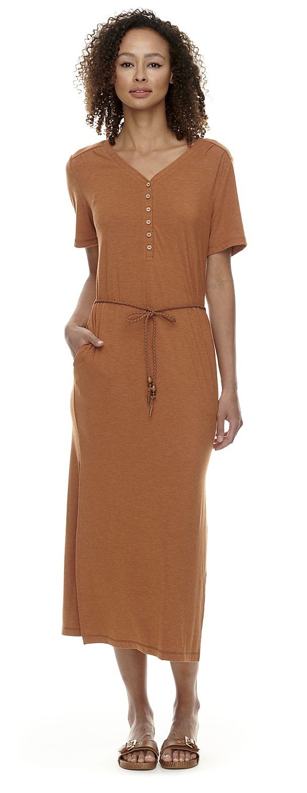 robe Ragwear Pinch Maxidress - 6024/Cinnamon - women´s