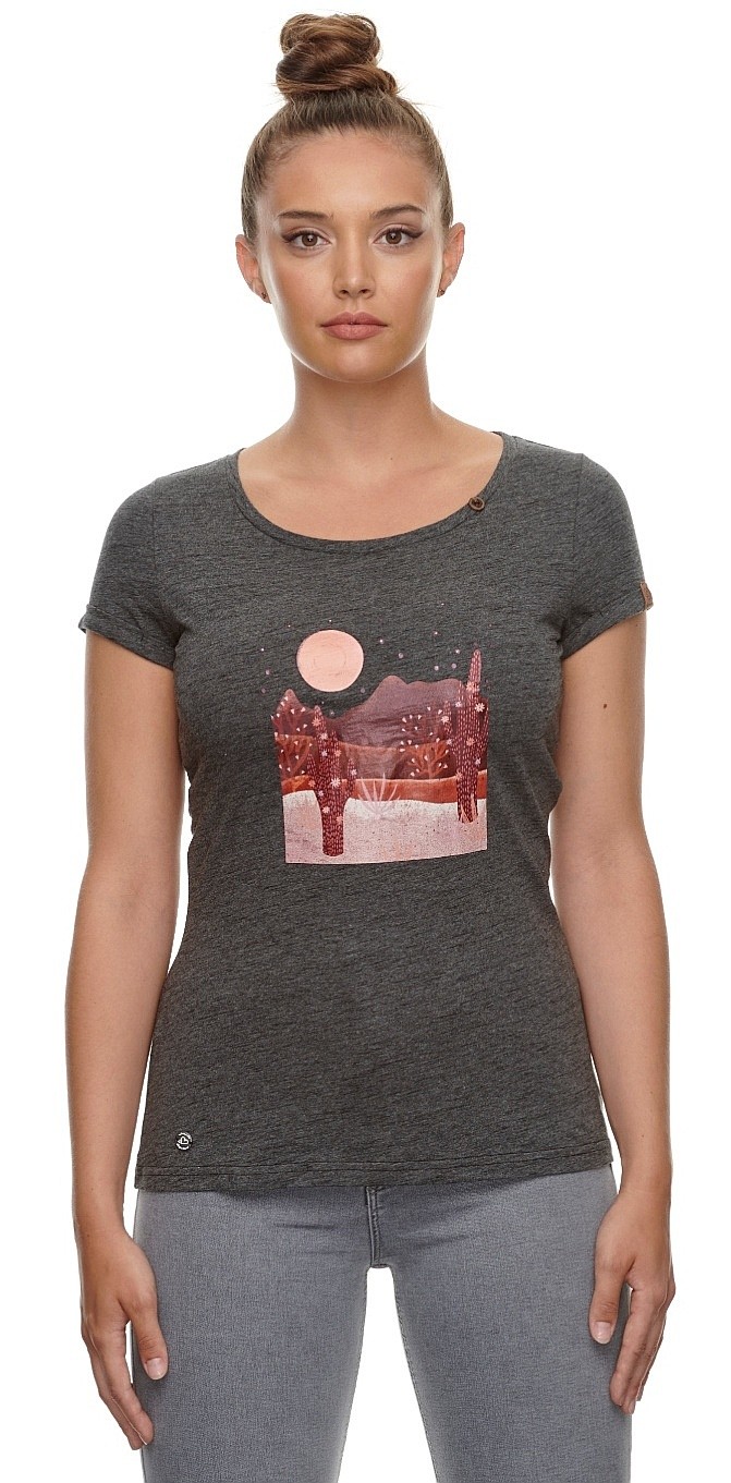 T-shirt Ragwear Florah - 3012/Dark Grey - women´s