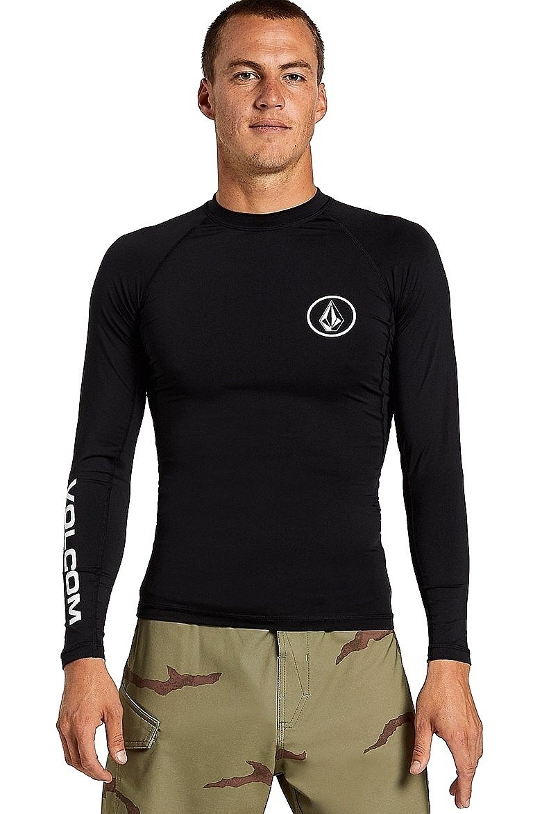 T-Shirt Volcom Lido Solid LS - Black 
