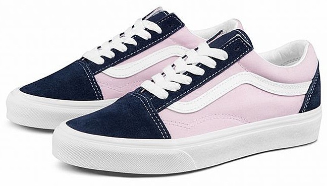 chaussures Vans Old Skool - Classic Sport/Blushing Bride/Parisian Night