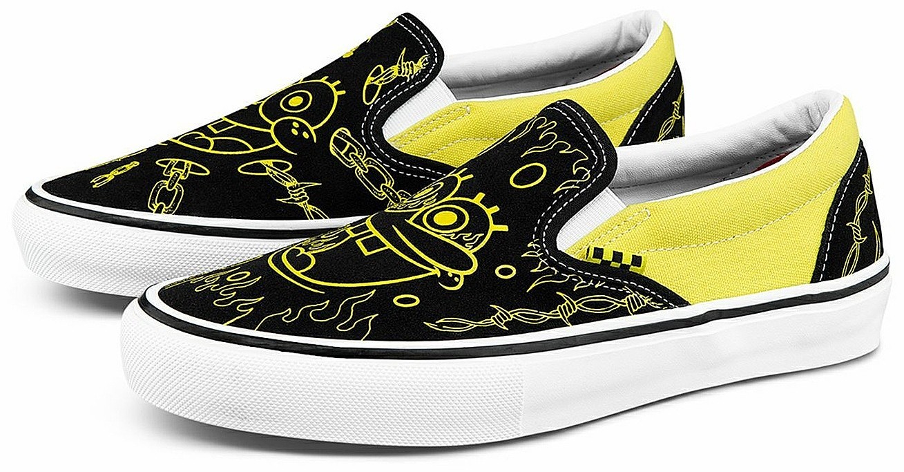 spongebob vans mens