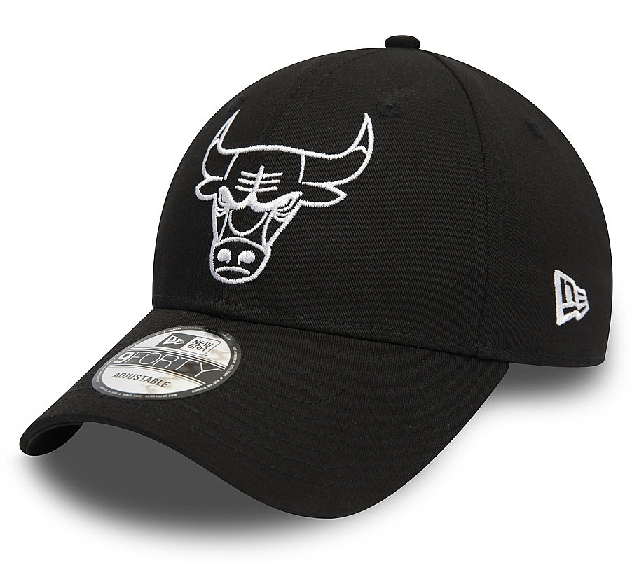 kšiltovka New Era 9FO Essential Outline NBA Chicago Bulls - Black