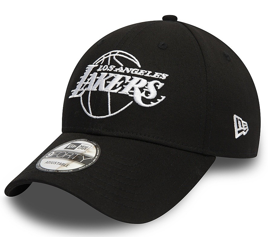 casquette New Era 9FO Essential Outline NBA Los Angeles Lakers - Black - men´s