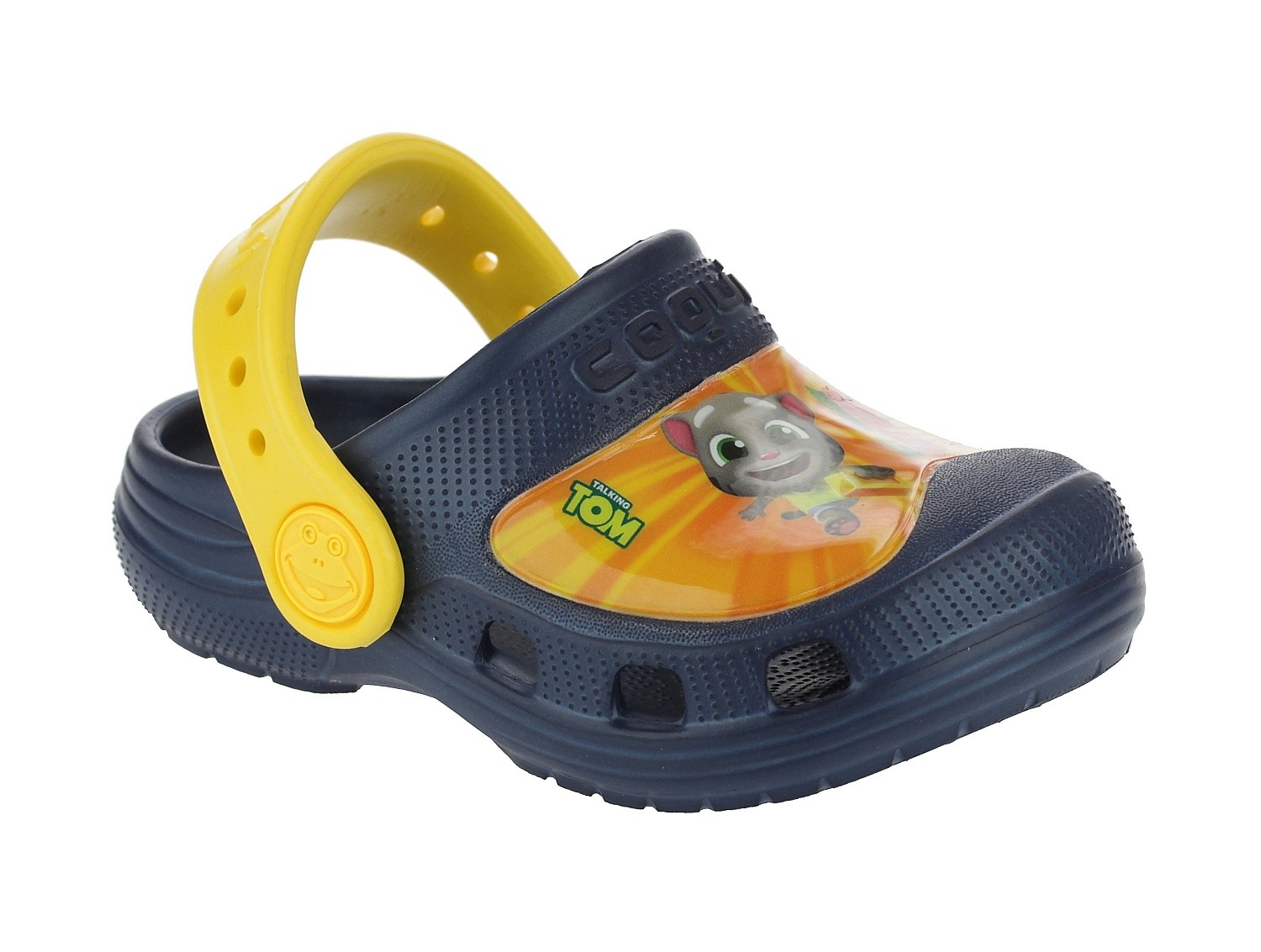 sko Coqui 9382/Maxi - Navy/Yellow - kid´s