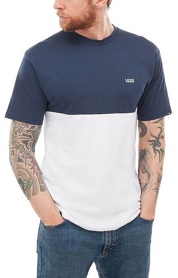 рубашка Vans Colorblock - White/Dress Blues - men´s