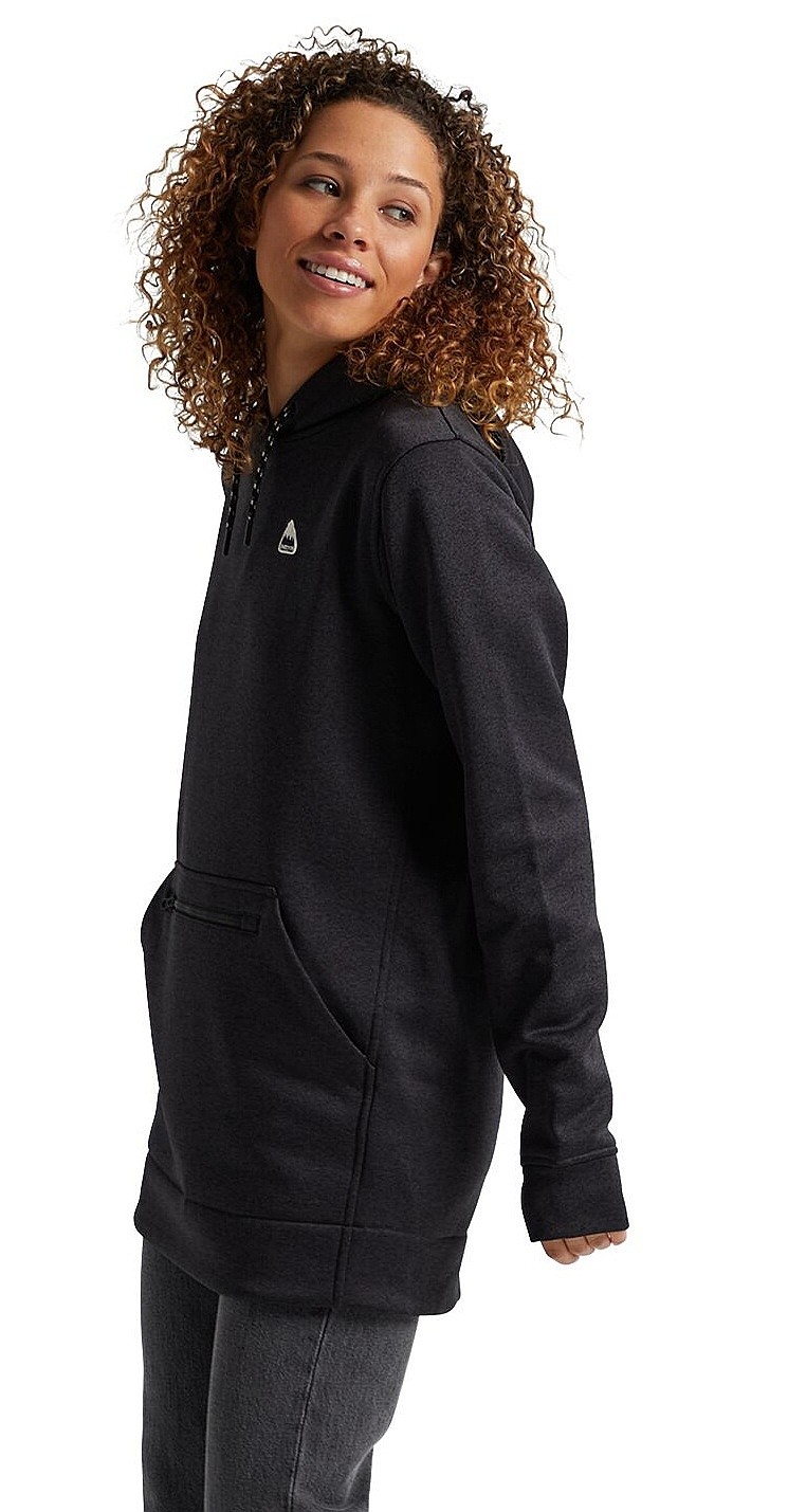 кофта Burton Oak Long Pullover - True Black Heather - women´s